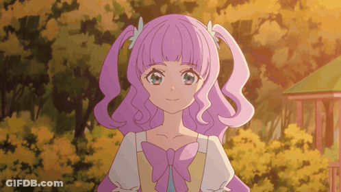 Girl With Pink Heart On Head Holding Syringe Saying Drugs GIF