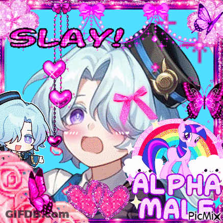 Girl With Pony And Alpha Male GIF