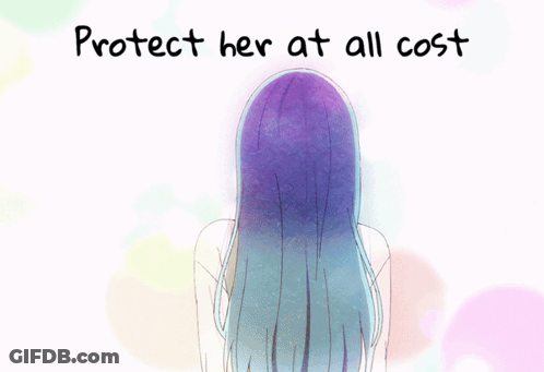 Girl With Protect Her At All Cost GIF