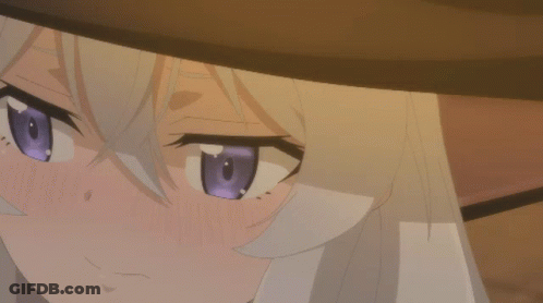Girl With Purple Eyes GIF