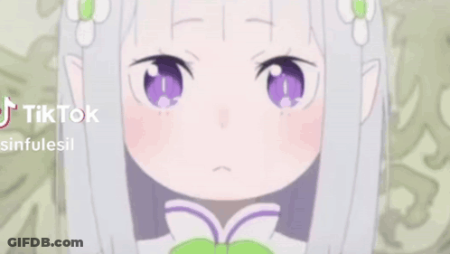 Girl With Purple Eyes Saying I'm So Bored GIF