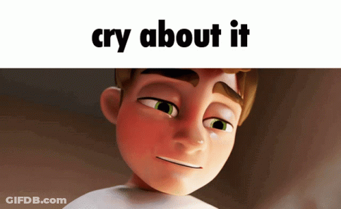 Girl With Purple Hair And Boy With Black Hair Saying Keifka Be GIF