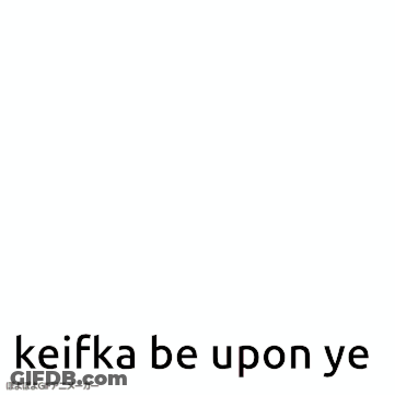 Girl With Purple Hair And Boy With Black Hair Saying Keifka GIF