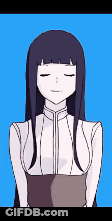 Girl With Purple Hair And White Shirt GIF