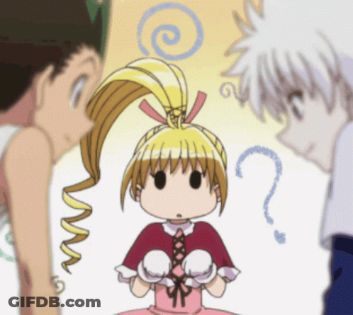Girl With Question Mark Over Head GIF