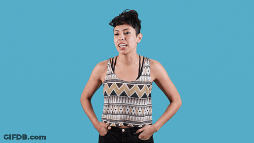 Girl With Question Marks Que GIF
