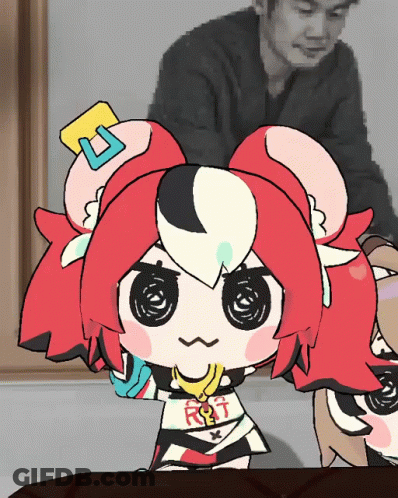 Girl With R & T Shirt GIF