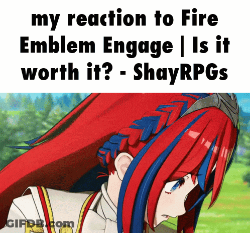 Girl With Red And Blue Hair My Reaction To Fire Emblem Engage Is It Worth It GIF
