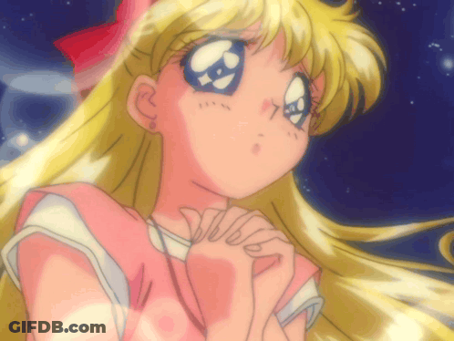 Girl With Red Bow Close Up GIF