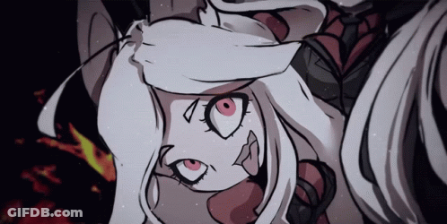 Girl With Red Eyes GIF