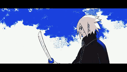 Girl With Red Eyes And Scarf Saying Justice GIF