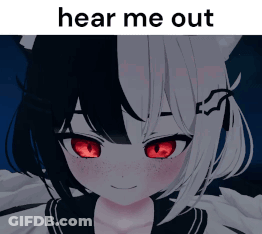 Girl With Red Eyes Hear Me Out GIF
