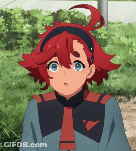 Girl With Red Hair And Blue Eyes GIF