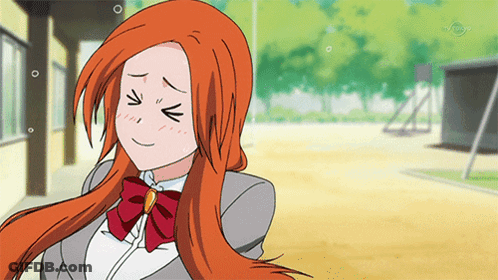 Girl With Red Hair And Bow Tie Smiling GIF