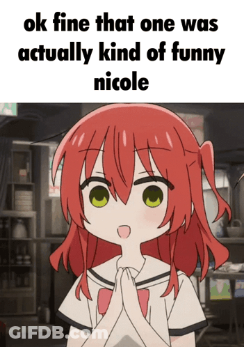 Girl With Red Hair And Green Eyes Ok Fine That One Was Actually Kind Of Funny Nicole GIF