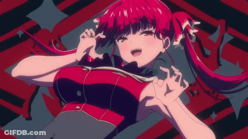 Girl With Red Hair And Pigtails Making A Face GIF