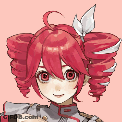Girl With Red Hair And Take Name Tag GIF