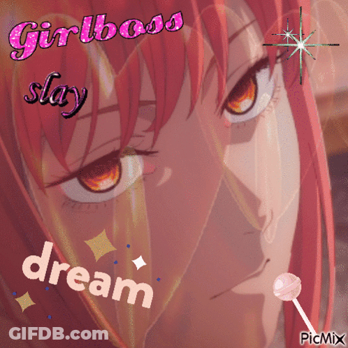Girl With Red Hair Girlboss Slay Dream GIF
