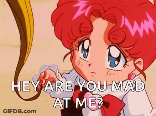 Girl With Red Hair Hey Are You Mad At Me GIF