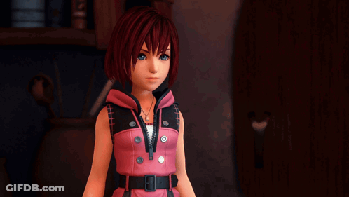 Girl With Red Hair In Pink Hoodie GIF