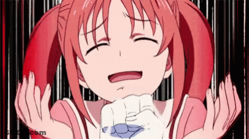 Girl With Red Hair Making Funny Face GIF