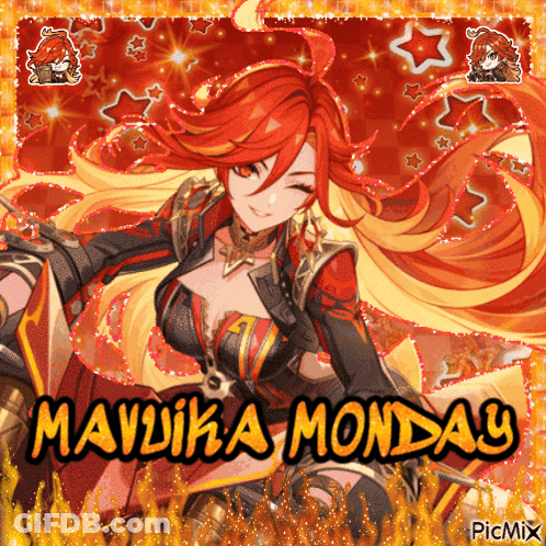 Girl With Red Hair Mavrika Monday GIF