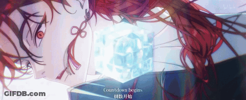 Girl With Red Hair Saying Countdown Begins GIF