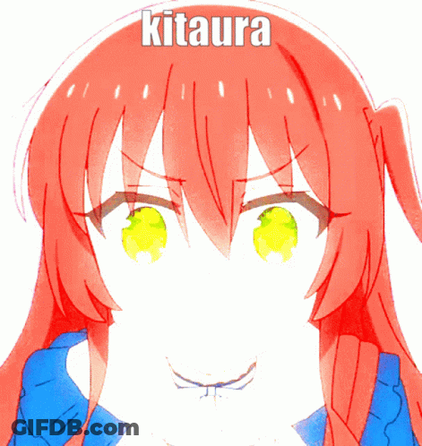 Girl With Red Hair Saying Kitaura GIF