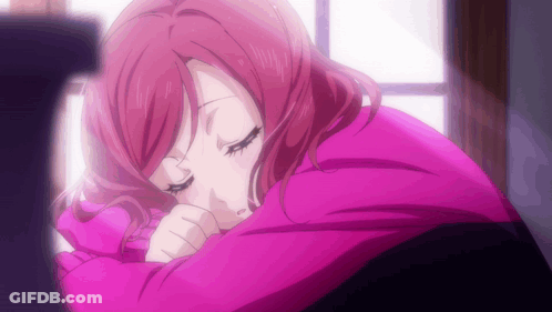 Girl With Red Hair Sleeping GIF