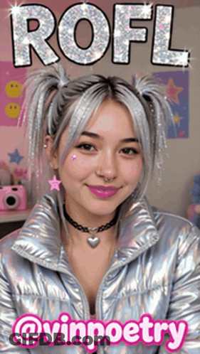 Girl With Rofl GIF
