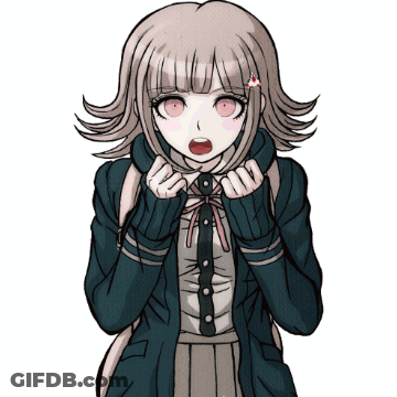 Girl With Short Hair And Backpack GIF