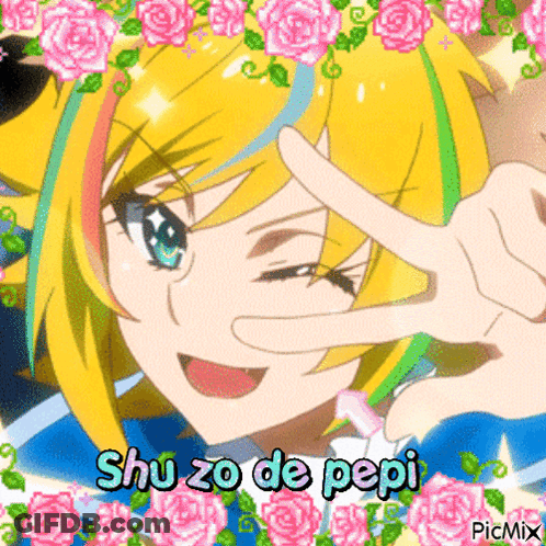 Girl With Shu Zo De Pepi GIF