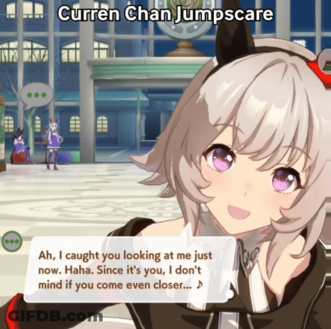 Girl With Speech Bubble Curren Chan Jumpscare GIF
