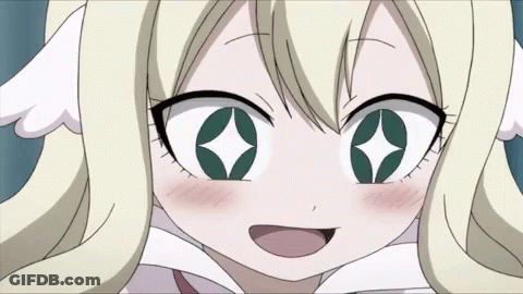 Girl With Star In Eyes GIF