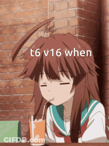 Girl With Straw T6 V16 When GIF