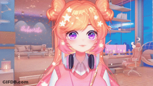 Girl With Subscribe Sign GIF