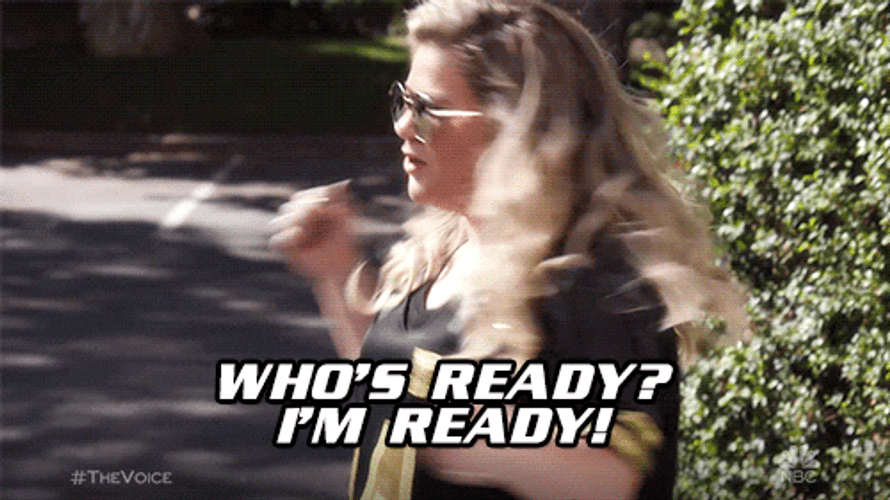 Girl With Sunglasses Im Ready GIF