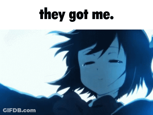 Girl With They Got Me Text GIF