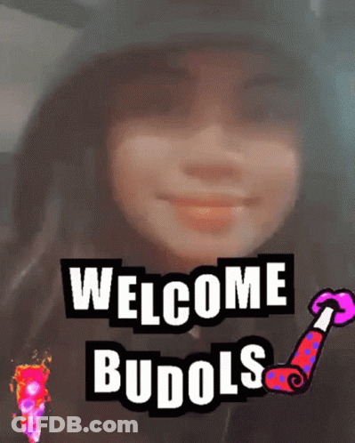 Girl With Welcome Budols GIF