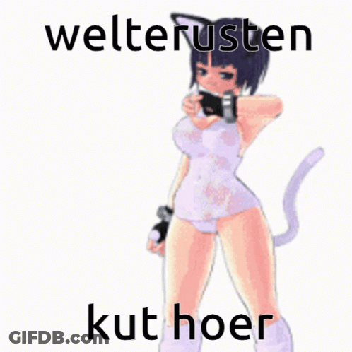 Girl With Welterusten Kut Hoer GIF