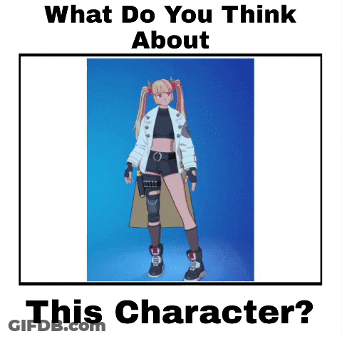 Girl With What Do You Think About This Character GIF