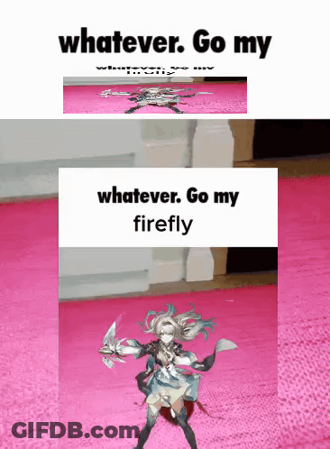 Girl With Whatever Go My Firefly GIF