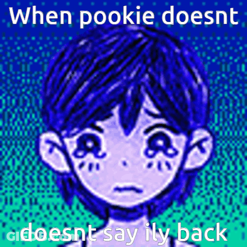 Girl With When Pookie Doesn't Say I Love You Back GIF