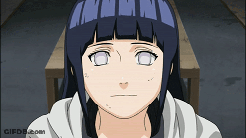 Girl With White Eyes And Black Hair GIF