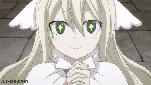 Girl With White Hair And Green Eyes Star In Eye GIF