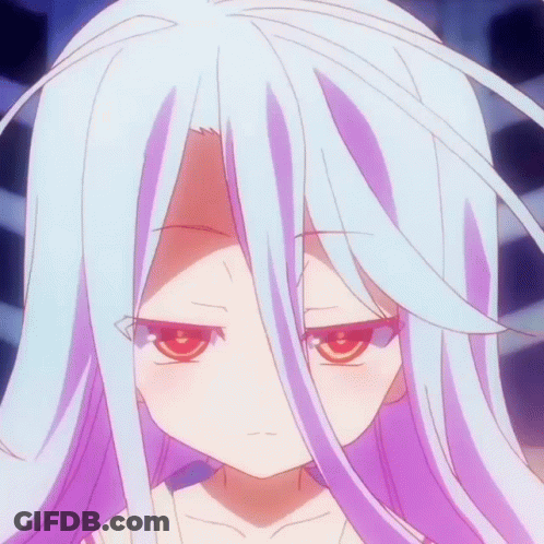 Girl With White Hair GIF