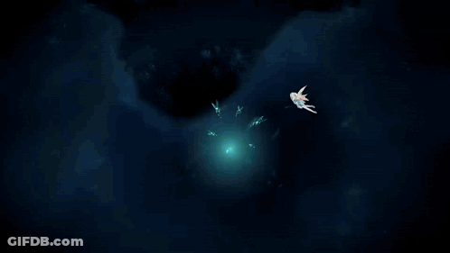 Girl With Wings And Crown In Video Game GIF