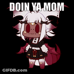 Girl With Wings And Doin Ya Mom GIF