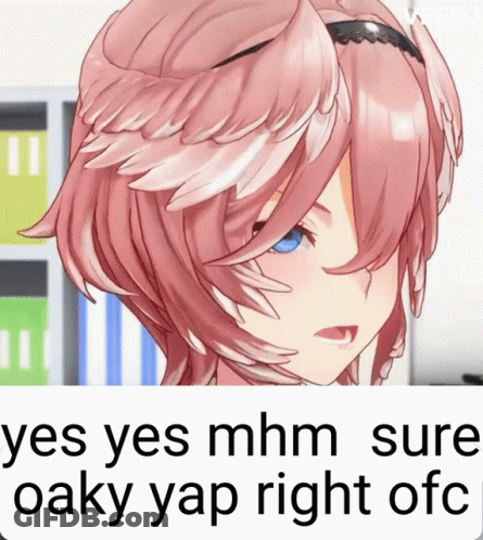 Girl With Wings Saying Yes GIF