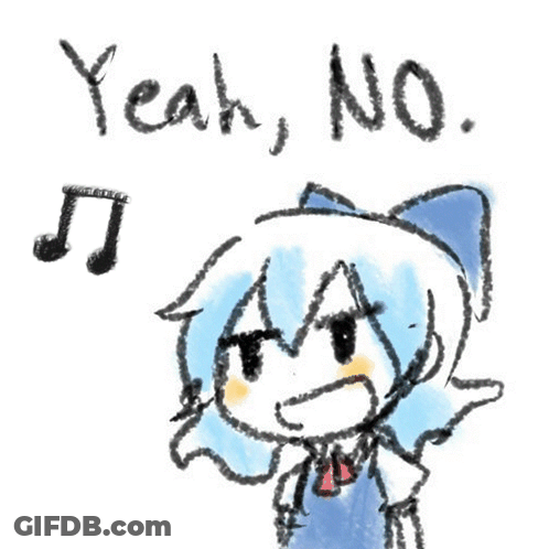 Girl With Yeah No Words GIF